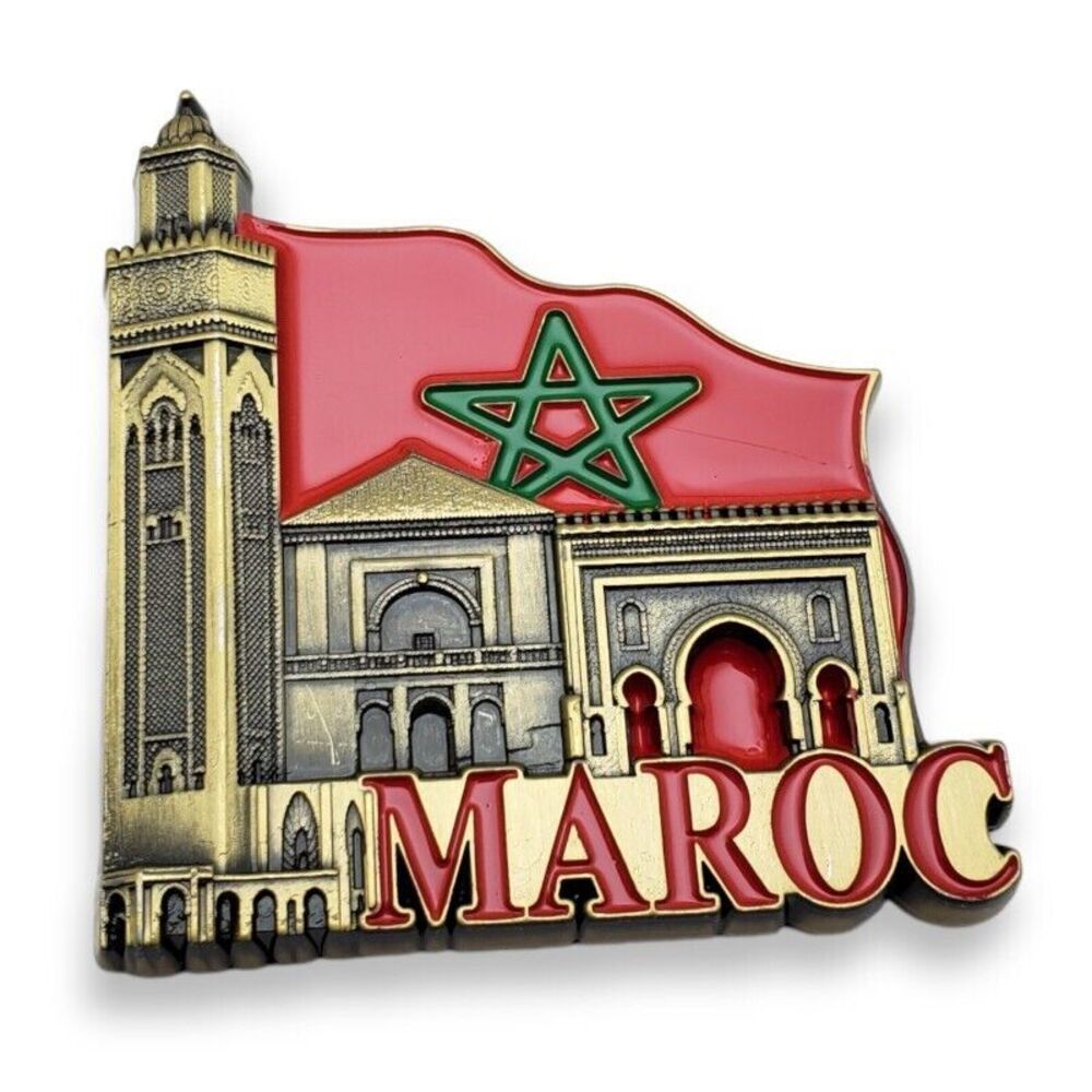Morocco Refrigerator Fridge Magnet Souvenir‎ Travel Tourist Magnetic Gift Maroc